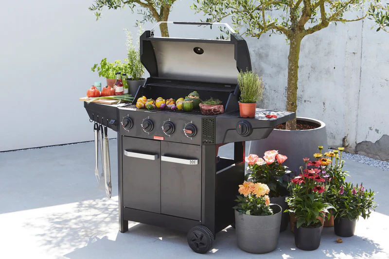 Dujinė lauko kepsninė Barbecook Luca 412, 145.4 x 60.3 x 112.3 cm | BC-GAS-3100 aprašymas - Prekės nuotrauka