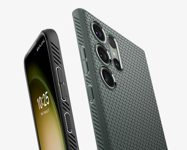 Spigen Liquid Air dėklas skirtas Samsung Galaxy S23, spalva - Matte Black aprašymas - Prekės nuotrauka