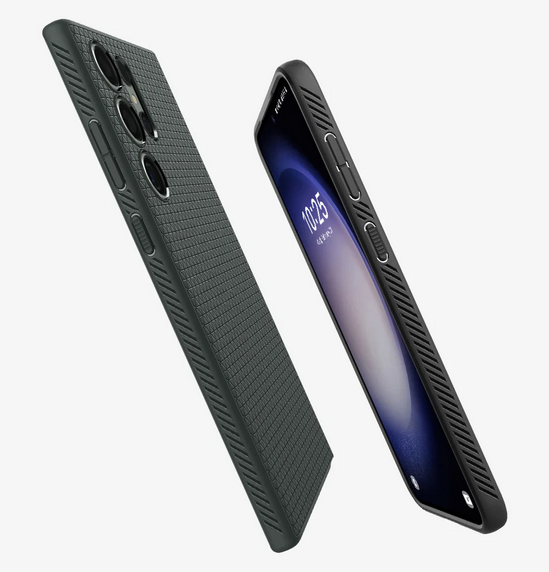 Spigen Liquid Air dėklas skirtas Samsung Galaxy S23, spalva - Matte Black aprašymas - Prekės nuotrauka