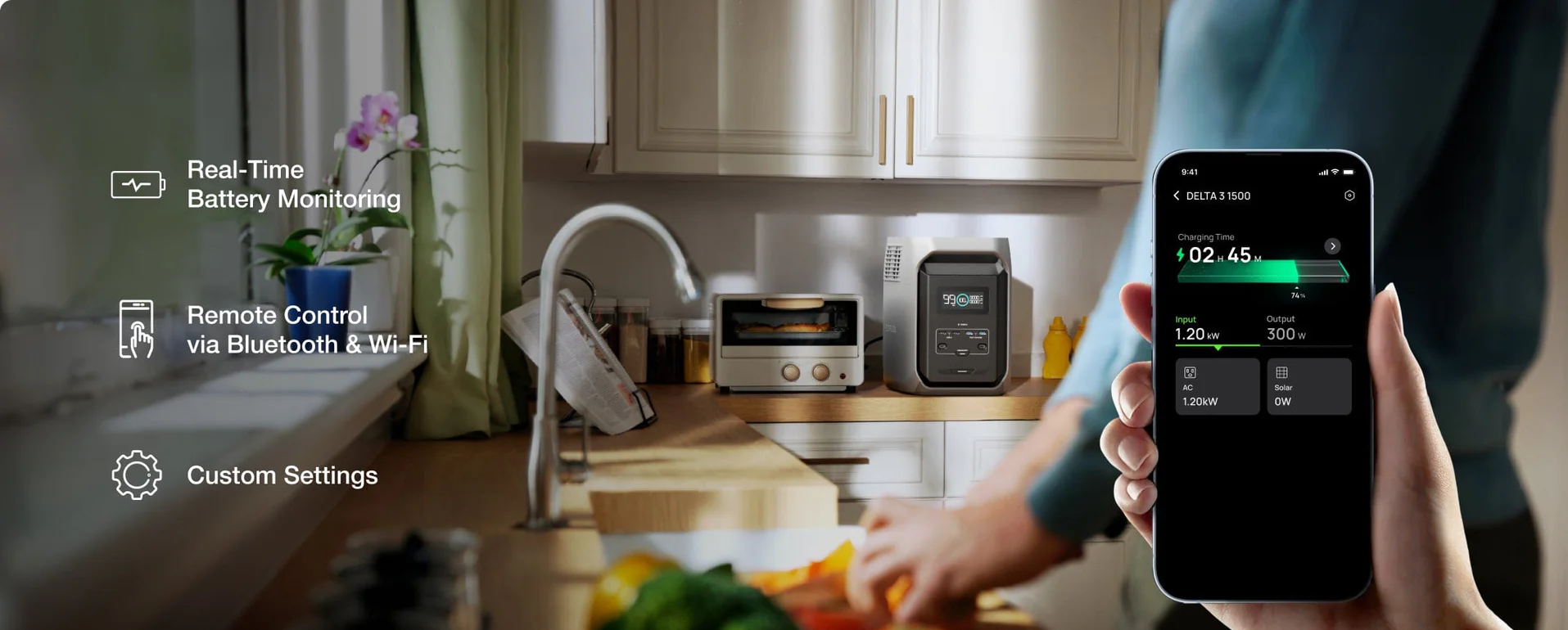 Nešiojama elektrinė EcoFlow DELTA 3 1500 Wh aprašymas - Prekės nuotrauka
