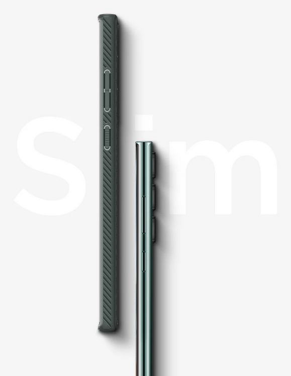 Spigen Liquid Air dėklas skirtas Samsung Galaxy S22 Plus, spalva - Matte Black aprašymas - Prekės nuotrauka