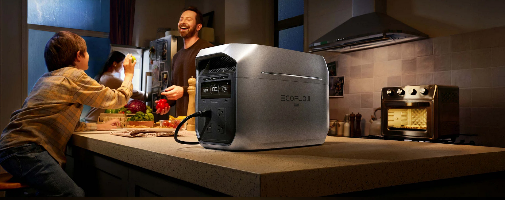 Nešiojama elektrinė EcoFlow DELTA 3 Max Plus (2048 Wh) aprašymas - Prekės nuotrauka