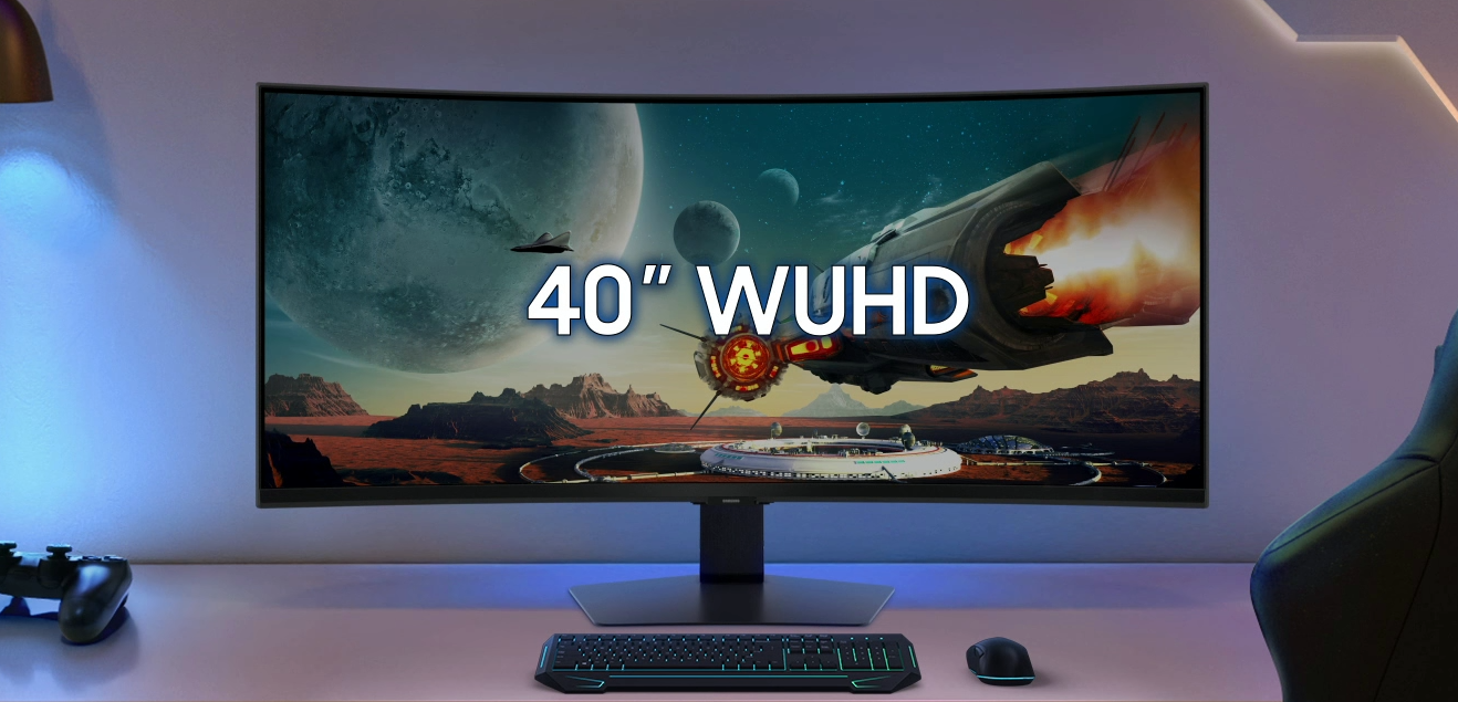 Lenktas žaidimų monitorius Samsung Odyssey G7 LS40FG756EUXEN | 21:9 | VA | WUHD (5120 x 2160) | VESA DisplayHDR 600/HDR10+ aprašymas - Prekės nuotrauka