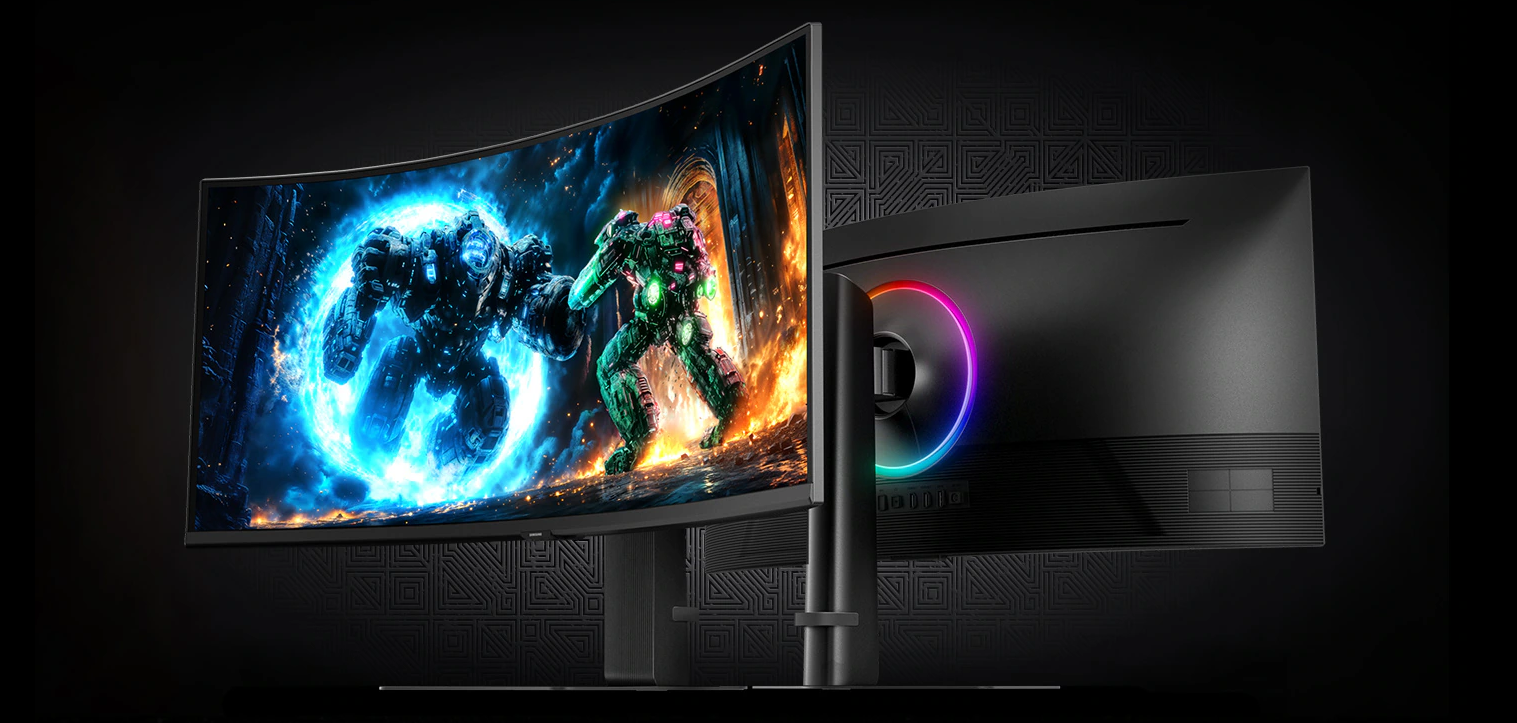Lenktas žaidimų monitorius Samsung Odyssey G7 LS40FG756EUXEN | 21:9 | VA | WUHD (5120 x 2160) | VESA DisplayHDR 600/HDR10+ aprašymas - Prekės nuotrauka