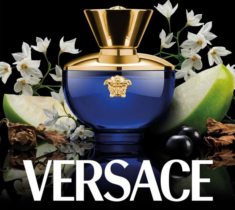Kvepalų rinkinys moterims Versace Dylan Blue Pour Femme (EDP, 100 ml + EDP, 5 ml + kūno losjonas, 100 ml + dušo želė, 100 ml) aprašymas - Prekės nuotrauka