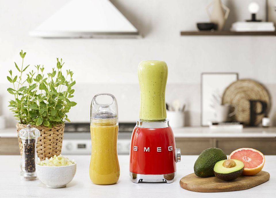 SMEG mini kokteilinė, PBF01WHEU, spalva: balta aprašymas - Prekės nuotrauka