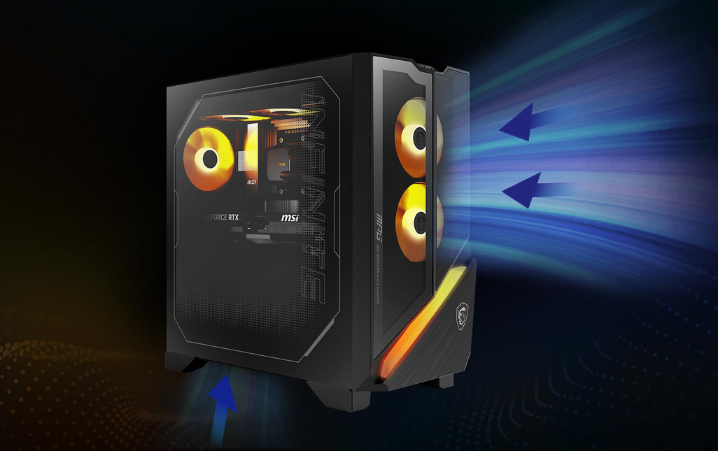 Stacionarus kompiuteris MSI MPG Infinite Z3 X3D | AMD Ryzen 7 9800X3D, 64GB DDR5 RAM, 2TB M.2 SSD, GeForce RTX 5080 SHADOW 3X OC (16GB GDDR7), Windows 11 Home aprašymas - Prekės nuotrauka