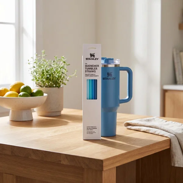 Atsarginiai šiaudeliai Stanley Quencher H2.O FlowState™ 1,18 L - permatomi, 4 vnt. aprašymas - Prekės nuotrauka
