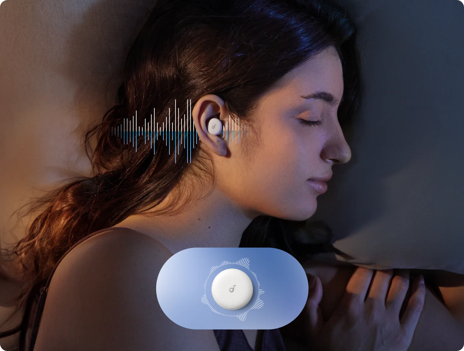 Ausinės Anker Soundcore Sleep A30, žalios aprašymas - Prekės nuotrauka