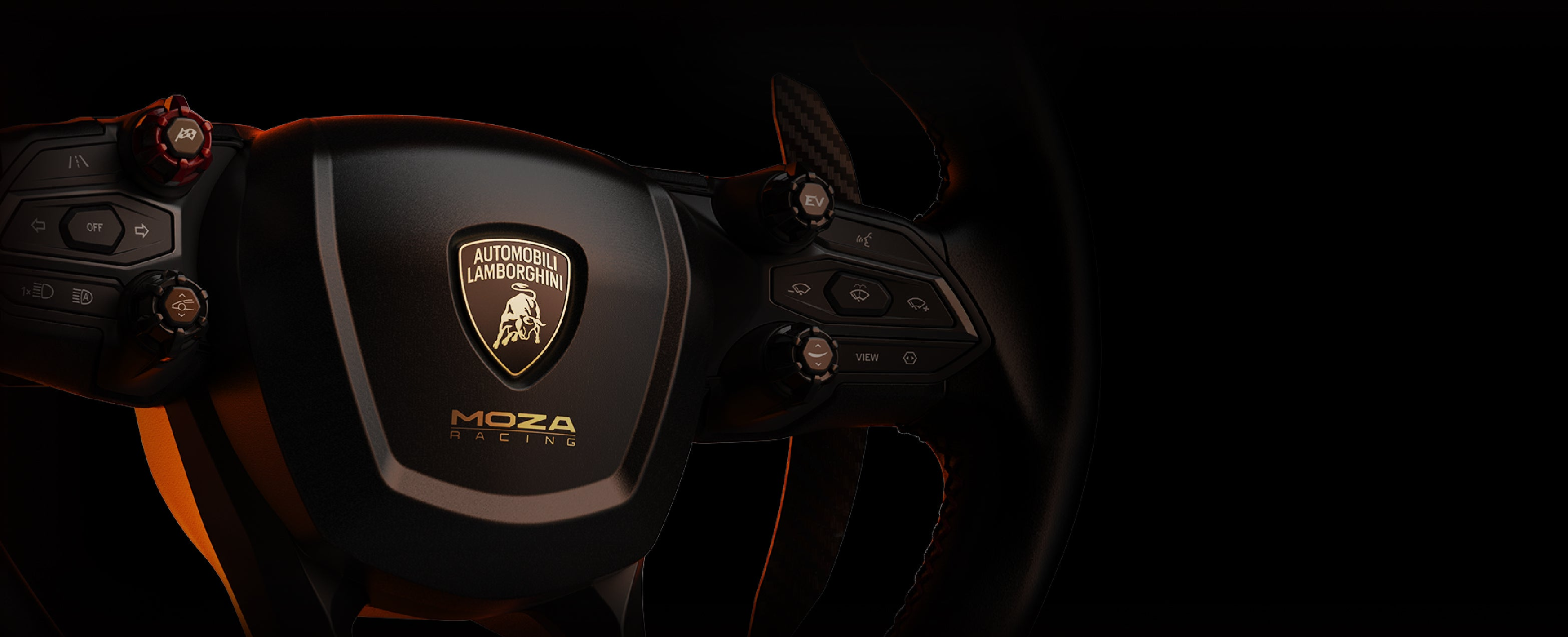 Žaidimų vairas MOZA RACING Lamborghini Revuelto aprašymas - Prekės nuotrauka