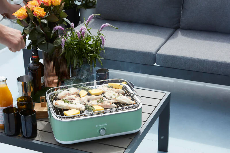 Elektrinis grilis Barbecook E-Carlo, 2500 W, Žalias aprašymas - Prekės nuotrauka