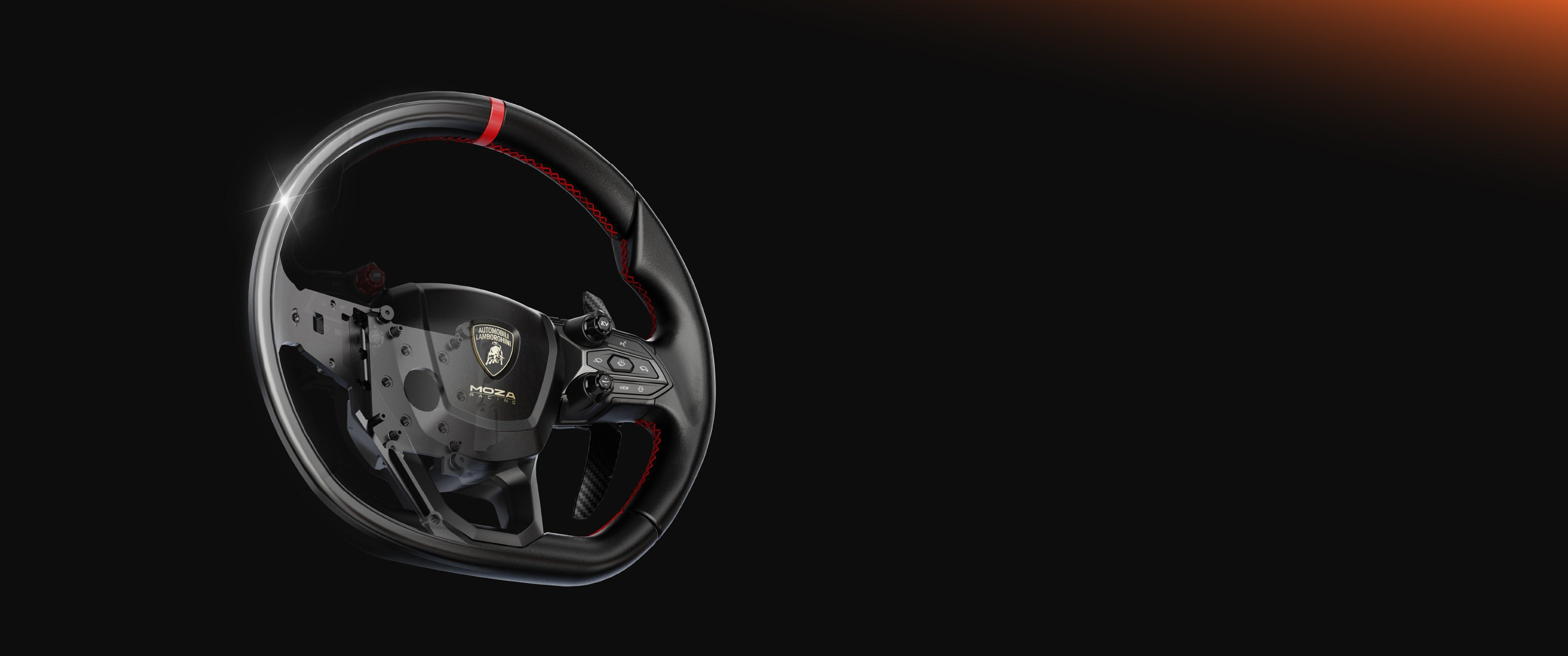 Žaidimų vairas MOZA RACING Lamborghini Revuelto aprašymas - Prekės nuotrauka
