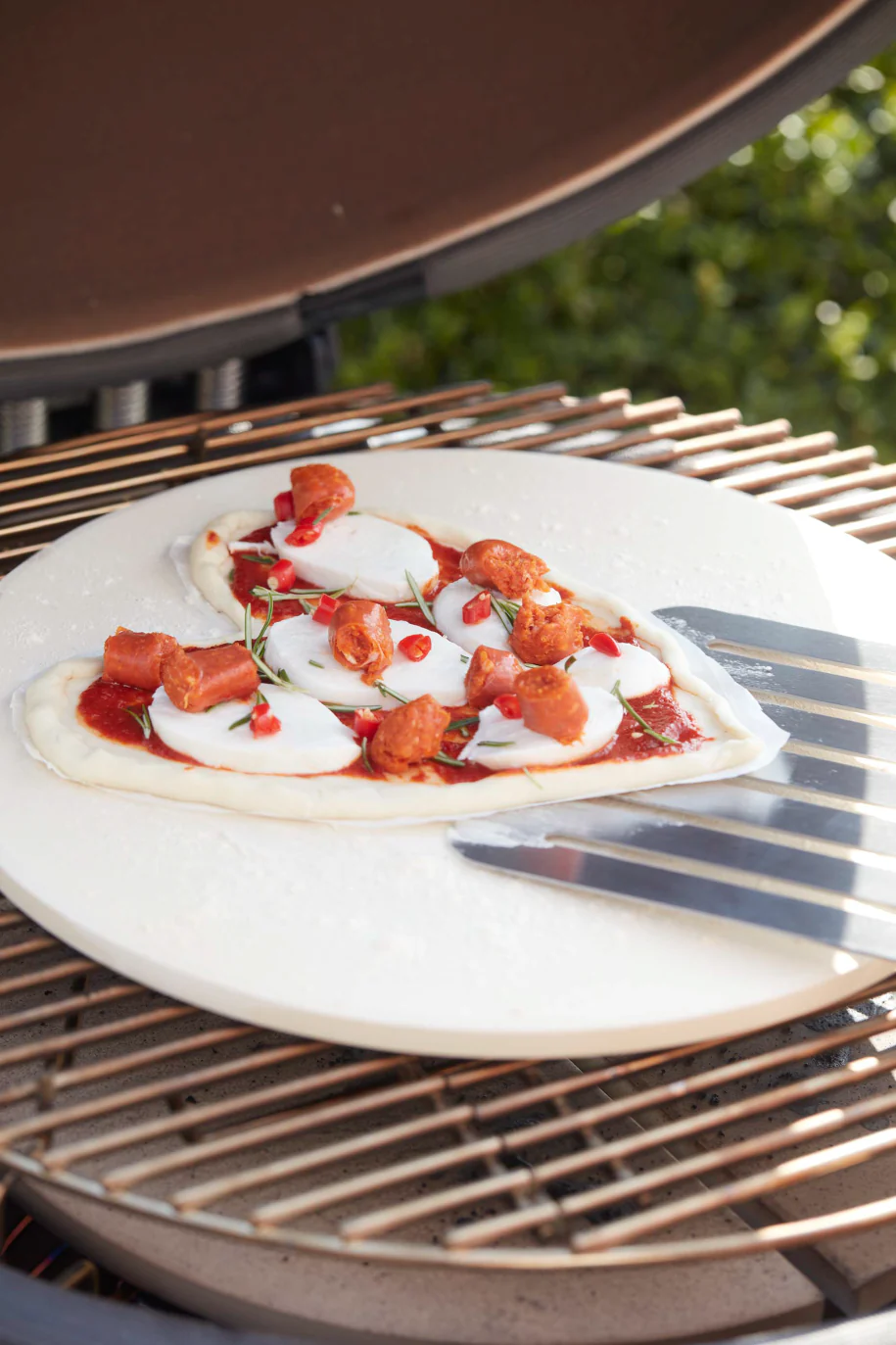 Barbecook universalus picos akmuo iš šamoto molio, 36 cm aprašymas - Prekės nuotrauka
