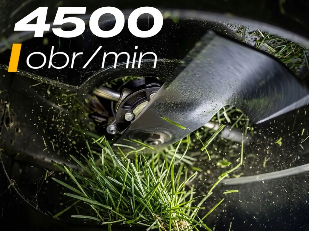 Akumuliatorinė vejapjovė Humberg HM-611, 33 cm, su 4,0 Ah akumuliatoriumi ir įkrovikliu aprašymas - Prekės nuotrauka