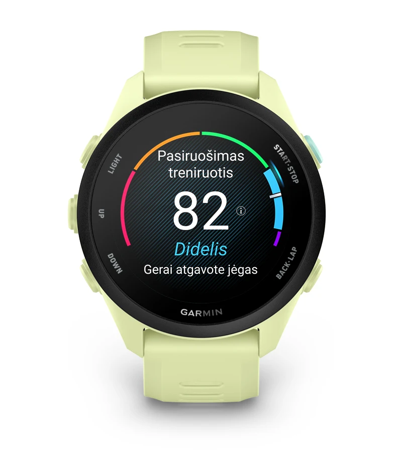 „Garmin Forerunner 70“ išmanusis laikrodis, baltos spalvos aprašymas - Prekės nuotrauka