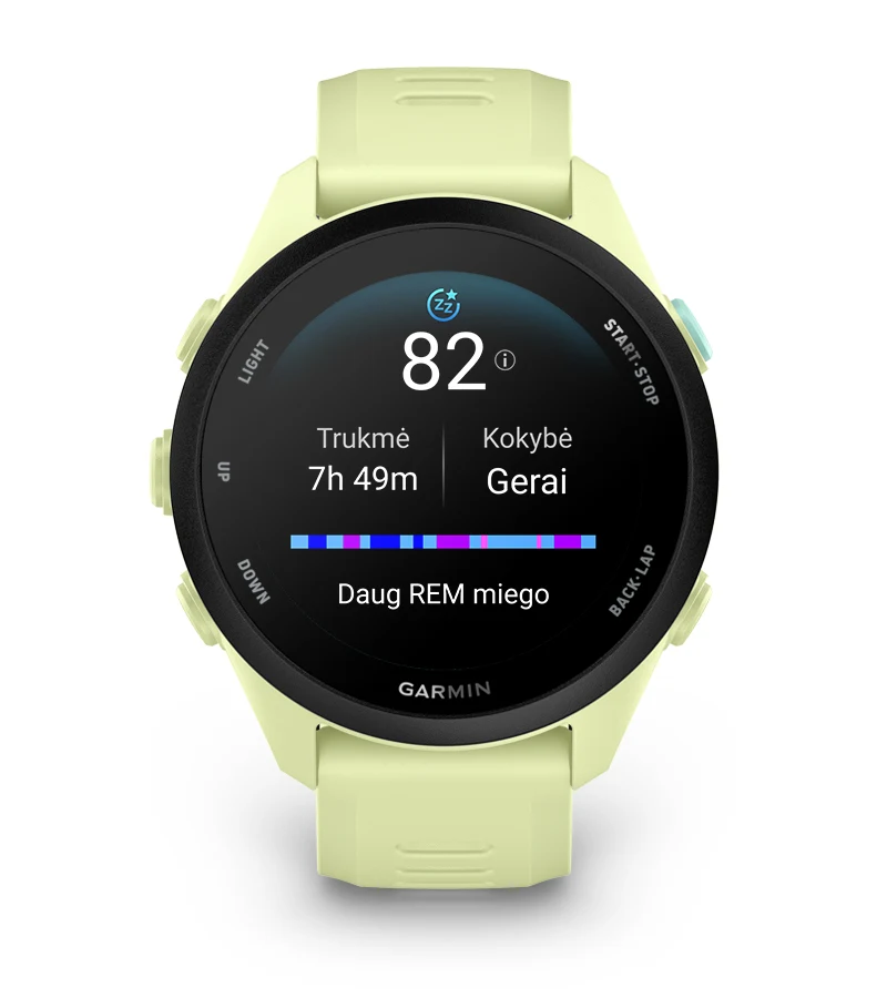 „Garmin Forerunner 70“ išmanusis laikrodis, baltos spalvos aprašymas - Prekės nuotrauka