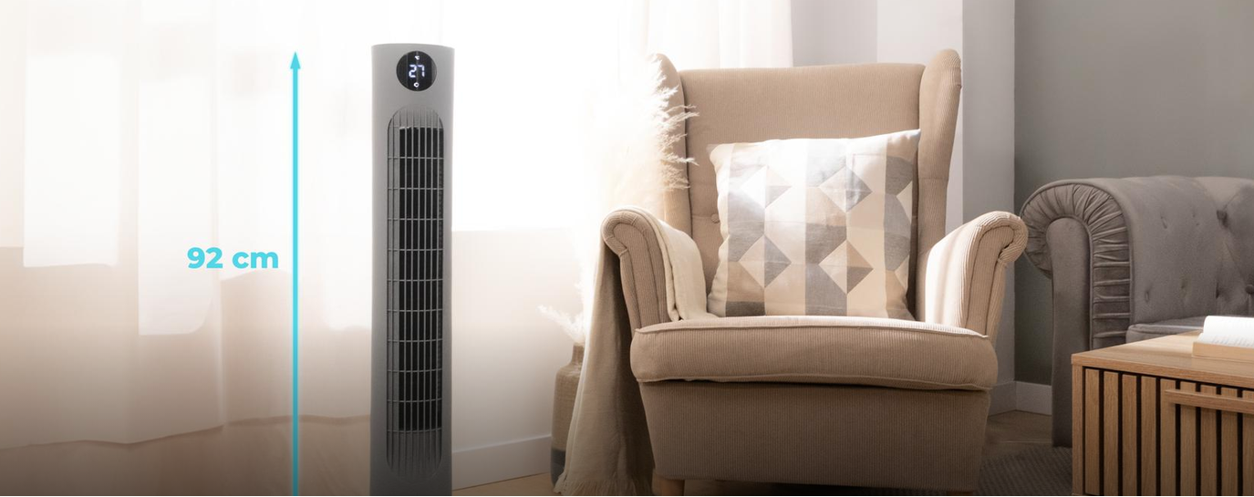 Ventiliatorius bokštas CECOTEC EnergySilence 800 Skyline Smart 60 W aprašymas - Prekės nuotrauka