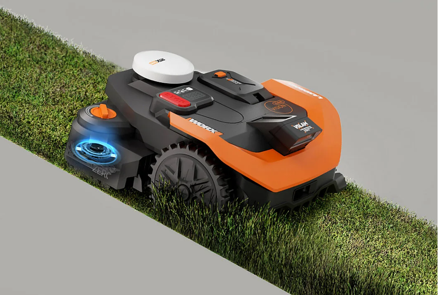 Vejos robotas Worx Vision Cloud WR305E, RTK navigacija, 2WD, be ribinio laido, iki 500 m², su akumuliatoriumi aprašymas - Prekės nuotrauka