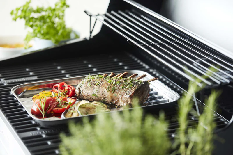 Barbecook nerūdijančio plieno kepsninės skarda, 34.5 x 24 x 3 cm aprašymas - Prekės nuotrauka
