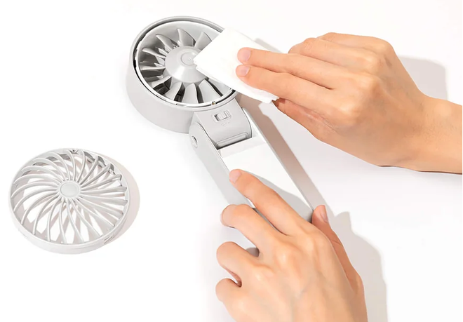 Rankinis ventiliatorius JisuLife Handheld Fan Life7, 5000 mAh, pilkas aprašymas - Prekės nuotrauka