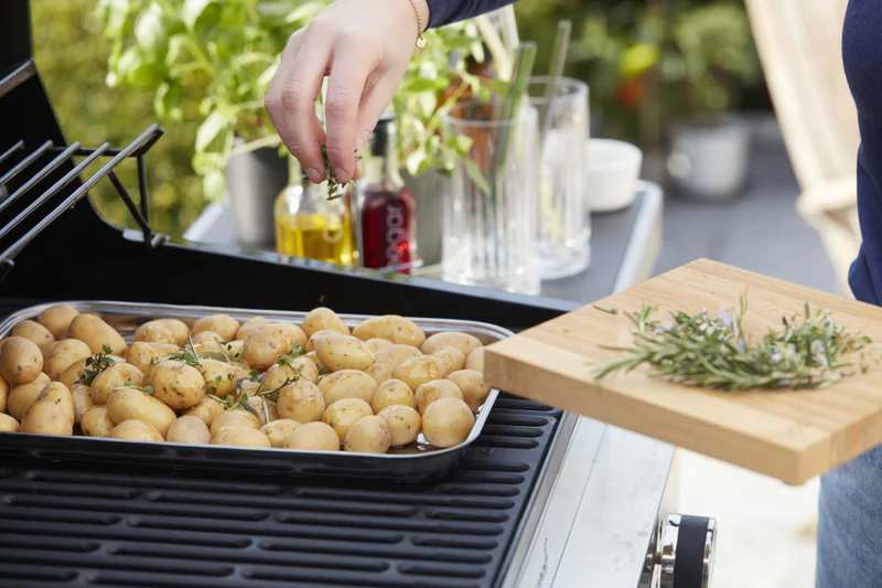 Barbecook nerūdijančio plieno kepsninės skarda, 34.5 x 24 x 3 cm aprašymas - Prekės nuotrauka