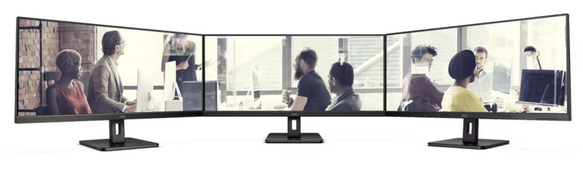 Monitorius AOC U34E2M – 34 colių | VA | WQHD | 21:9 | 100 Hz | 3440 x 1440 pikselių | juodos spalvos aprašymas - Prekės nuotrauka
