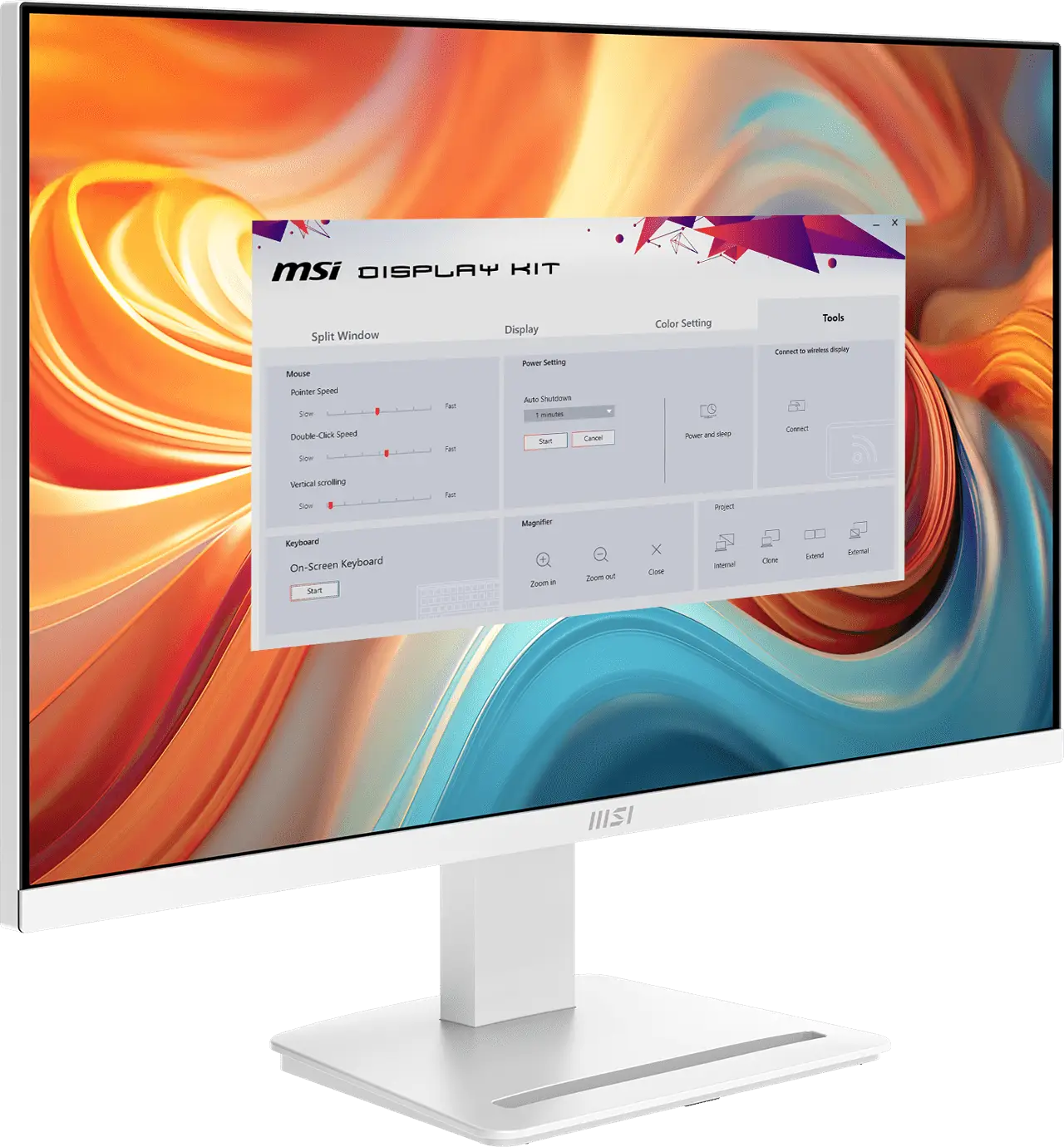 Monitorius MSI PRO MP273QW E14 / 27″ / 144Hz / 4ms (GTG) / IPS aprašymas - Prekės nuotrauka