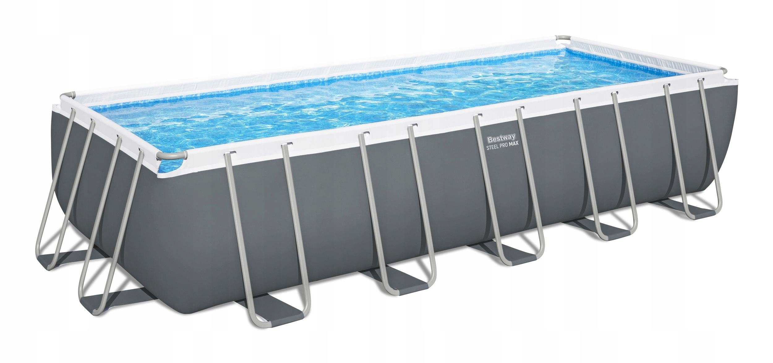 Bestway POWER STEEL™ 5612B stačiakampis karkasinis lauko baseinas,  6.40 m x 2.74 m x 1.32 m aprašymas - Prekės nuotrauka