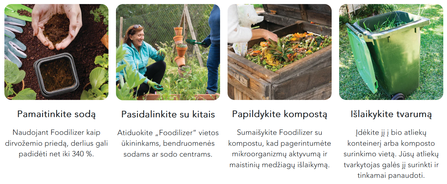 FoodCycler® Eco 5™ bio atliekų perdirbėjas, baltos spalvos aprašymas - Prekės nuotrauka