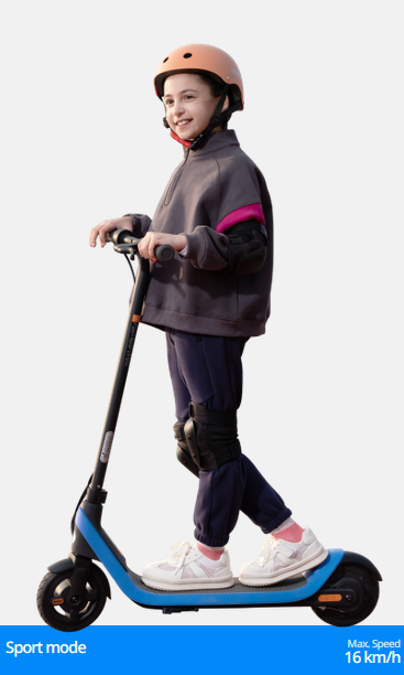 Elektrinis paspirtukas Segway C2 Lite Kids eKickScooter | 130 W | 16 km/h | 7