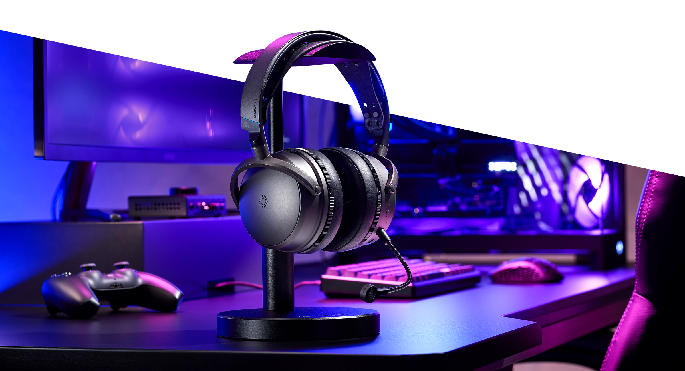 Belaidės žaidimų ausinės Audeze Maxwell 2, PlayStation versija aprašymas - Prekės nuotrauka