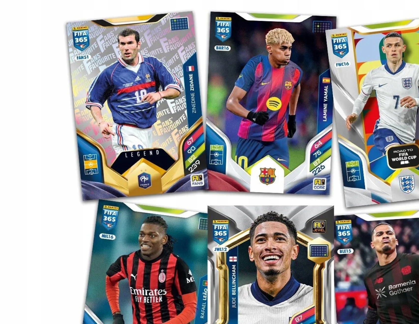 PANINI FIFA 365 AdrenalynXL 2026 kortos, 2 pakuotės + 3 XXL riboto leidimo kortelės aprašymas - Prekės nuotrauka