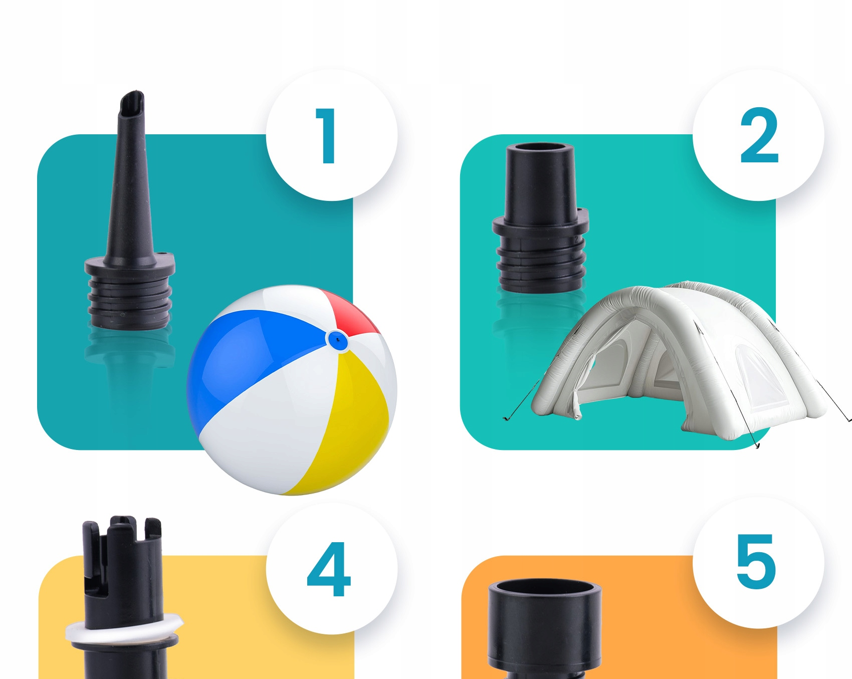 Elektrinė pompa Neo-Sport NS-713 SUP valtims ir banglentėms + 6 adapteriai aprašymas - Prekės nuotrauka