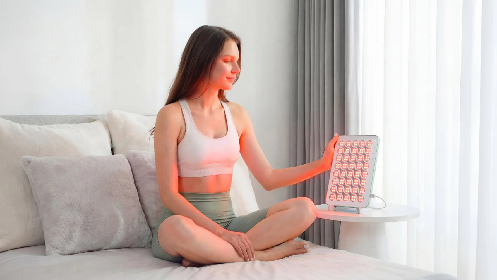 Nanoleaf raudonos šviesos terapijos panelė aprašymas - Prekės nuotrauka