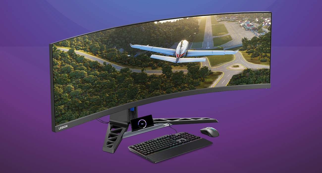 Žaidimų monitorius LENOVO LEGION R45w-30 / 44.5