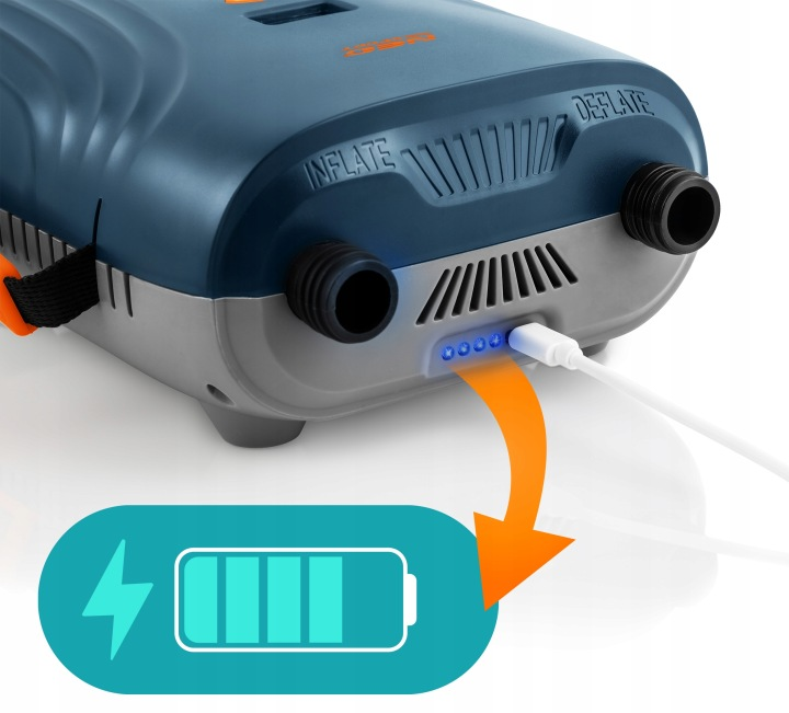 Elektrinė pompa Neo-Sport NS-713 SUP valtims ir banglentėms + 6 adapteriai aprašymas - Prekės nuotrauka