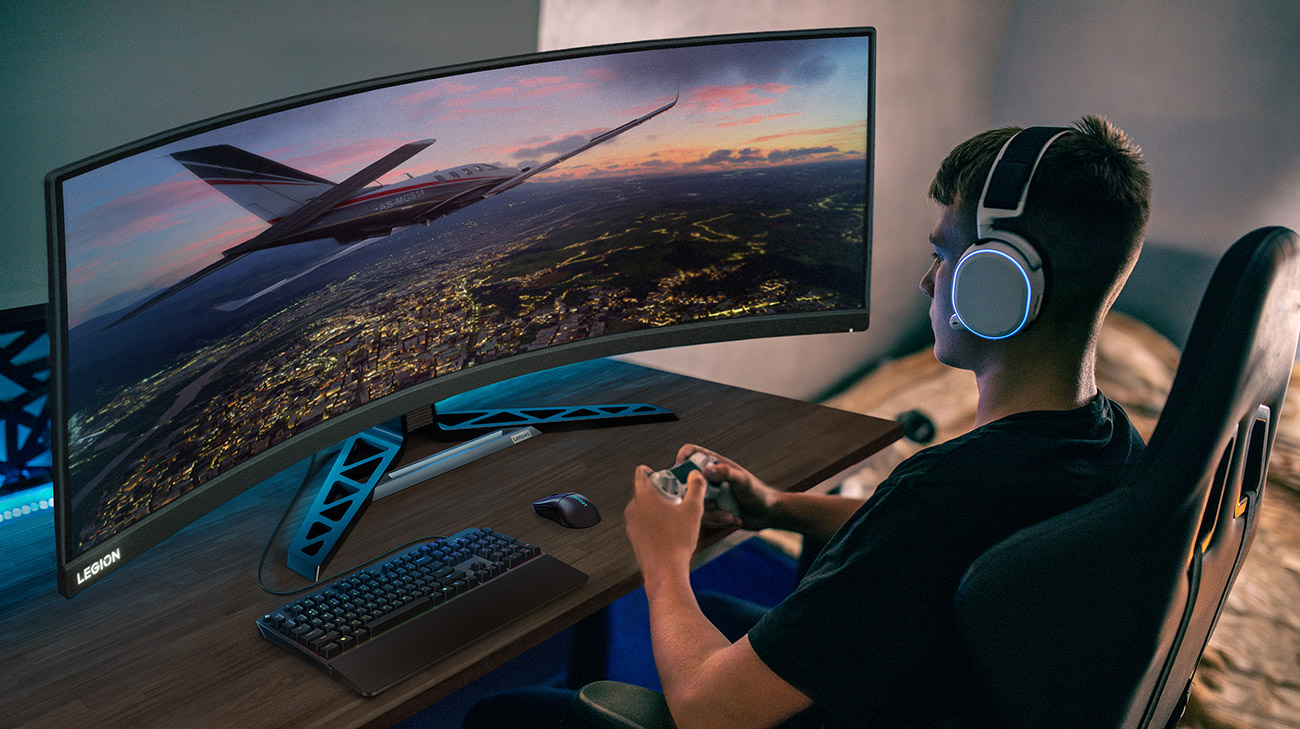 Žaidimų monitorius LENOVO LEGION R45w-30 / 44.5