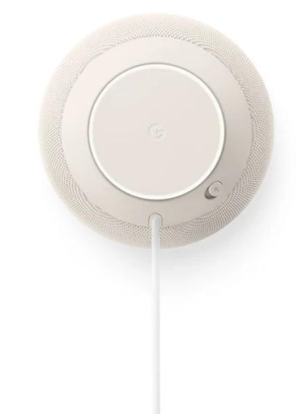 „Google Home“ išmanusis garsiakalbis, porceliano spalvos aprašymas - Prekės nuotrauka