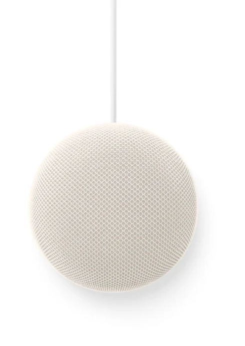 „Google Home“ išmanusis garsiakalbis, porceliano spalvos aprašymas - Prekės nuotrauka