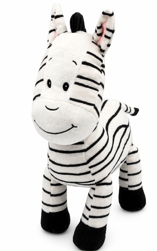 Tulilo Pliušinis žaislas - zebras, 33 cm aprašymas - Prekės nuotrauka