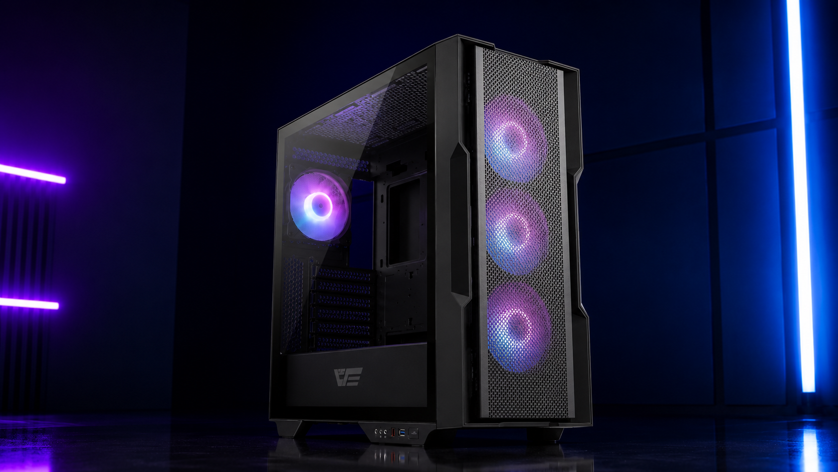 Stacionarus žaidimų kompiuteris Varlė Gaming PC Powered by MSI | Intel Core Ultra 5 225F + RTX 5060 | 16 GB DDR5 | 1 TB SSD aprašymas - Prekės nuotrauka