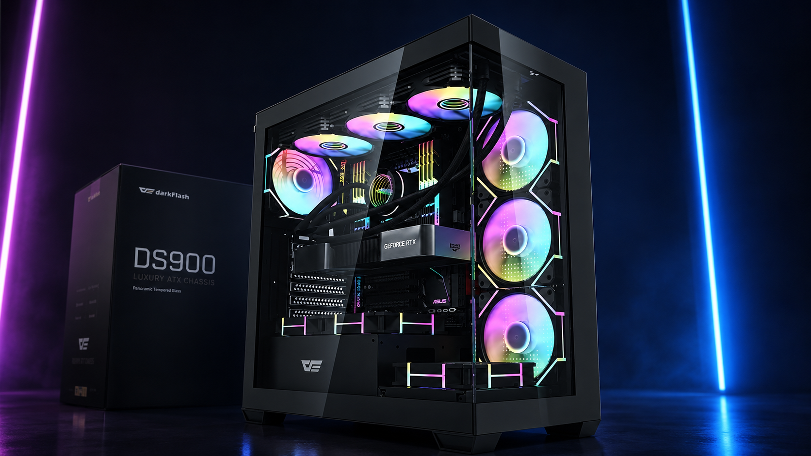 Stacionarus žaidimų kompiuteris Varlė Gaming | AMD Ryzen 5 9600X + RX 9070XT 16gb | 32 GB DDR5 | 1 TB M.2 NVMe aprašymas - Prekės nuotrauka