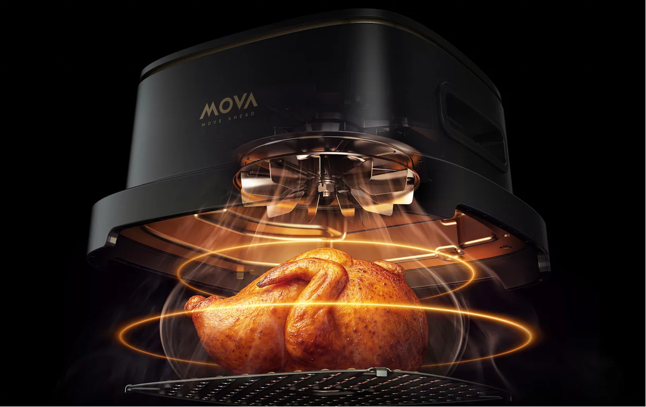 Karšto oro gruzdintuvė Mova Aeroglass AF20 Pro, 4 + 2,5 L, 1700 W aprašymas - Prekės nuotrauka