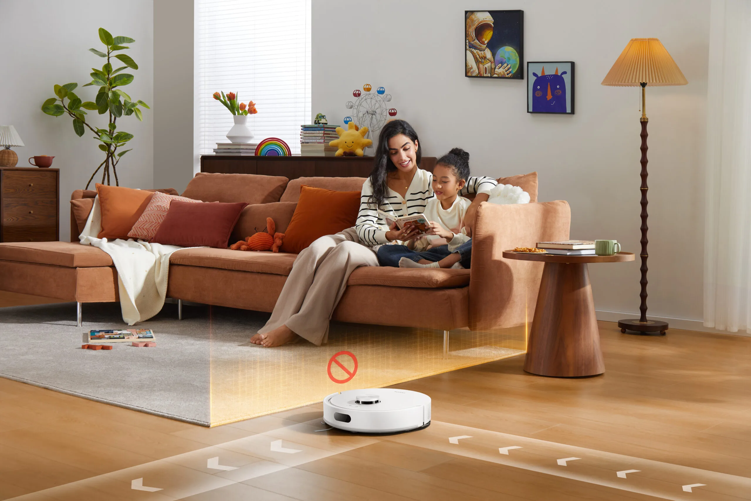 Dulkių siurblys-robotas Dreame F20 Plus, Baltas aprašymas - Prekės nuotrauka
