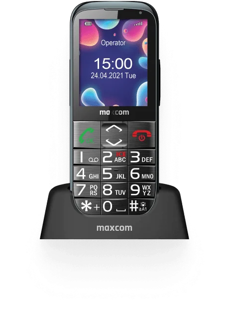 Senjorų telefonas Maxcom MM724 | Be lietuvių k. aprašymas - Prekės nuotrauka
