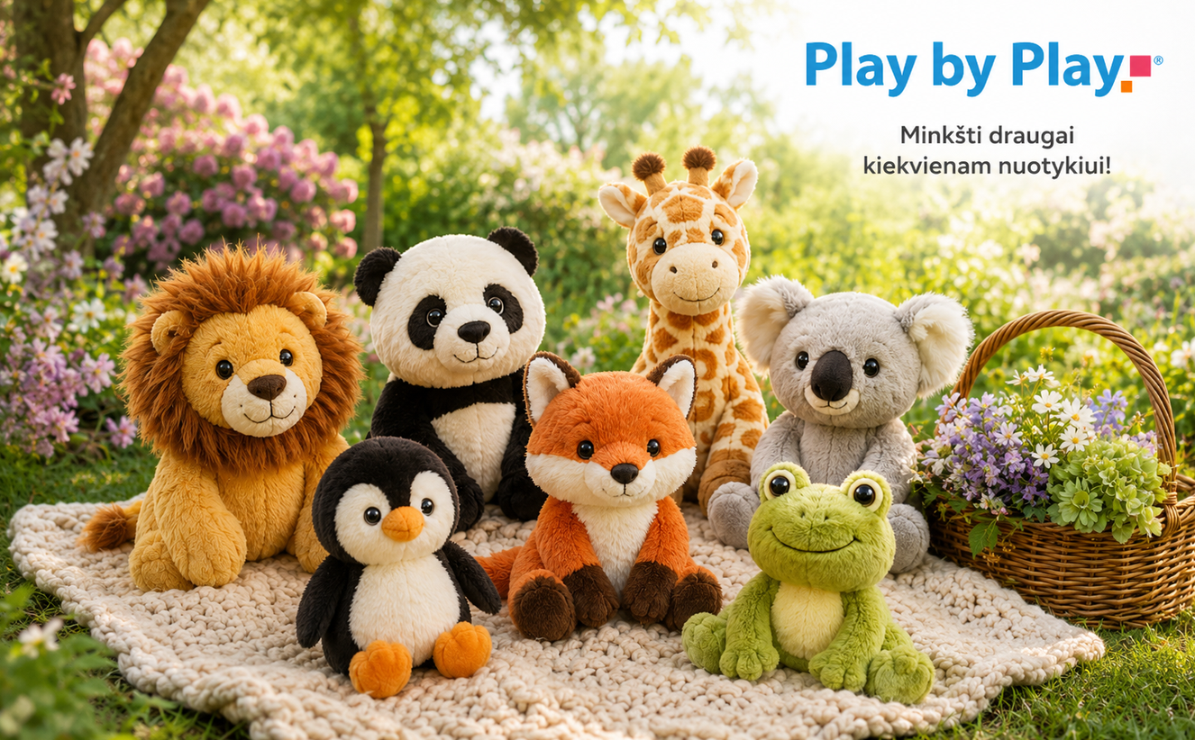 Play By Play Pliušinis žaislas - Disney: Lilo ir Stičas - Stičas, 60 cm aprašymas - Prekės nuotrauka