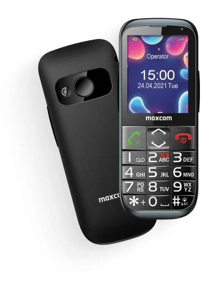 Senjorų telefonas Maxcom MM724 | Be lietuvių k. aprašymas - Prekės nuotrauka