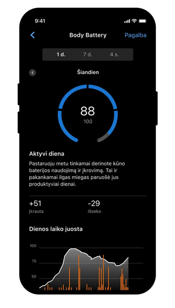 Išmanioji fitneso apyrankė Garmin CIRQA™ Smart Band | Juodos spalvos, L–XL aprašymas - Prekės nuotrauka