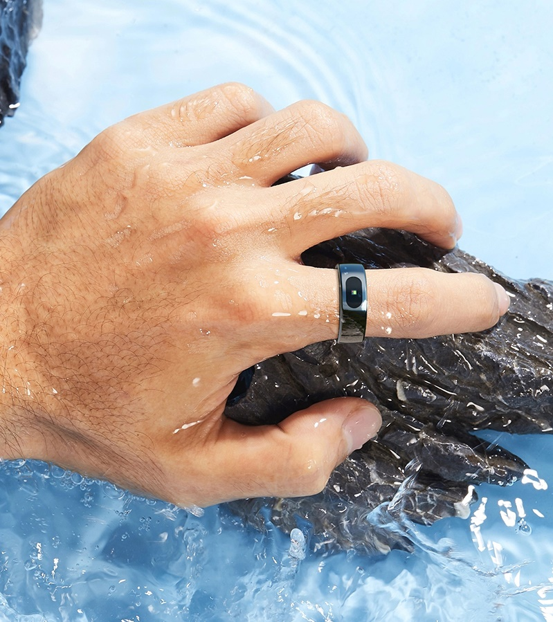 Išmanusis žiedas Powerton SMART RING PRO, sidabro spalvos, 9 dydis aprašymas - Prekės nuotrauka