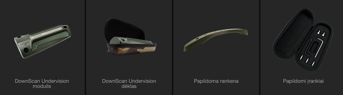 Deeper Quest Downscan Undervision modulis aprašymas - Prekės nuotrauka